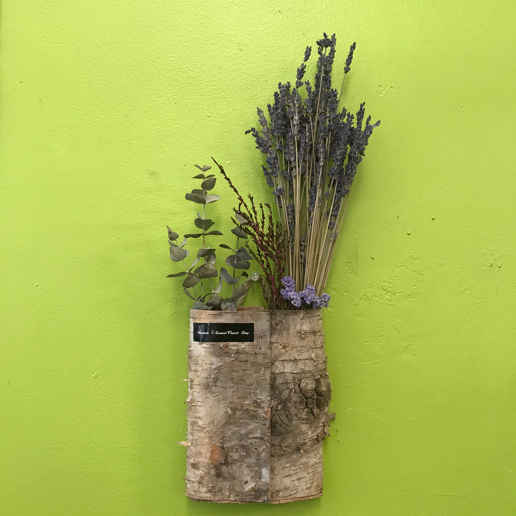 HD-41 Wall Mounted Dried Lavender Arrangement